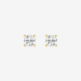 2ct tw LAB GROWN Diamond Earrings in 14kt Yellow gold