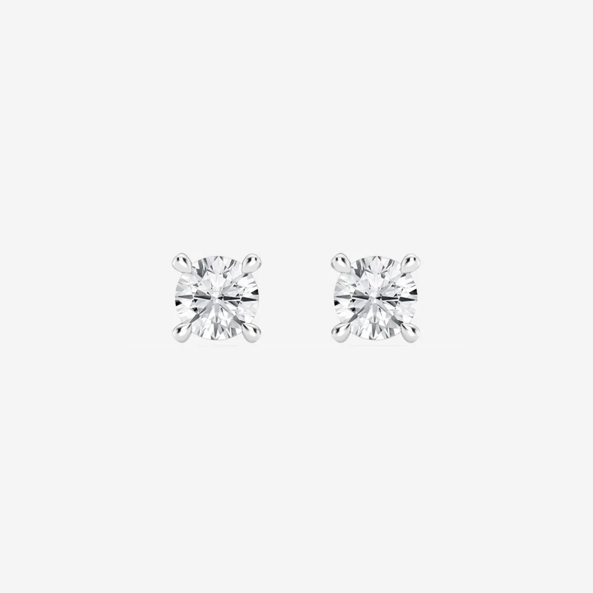 3ct tw LAB GROWN Diamond Earrings in 14kt White gold