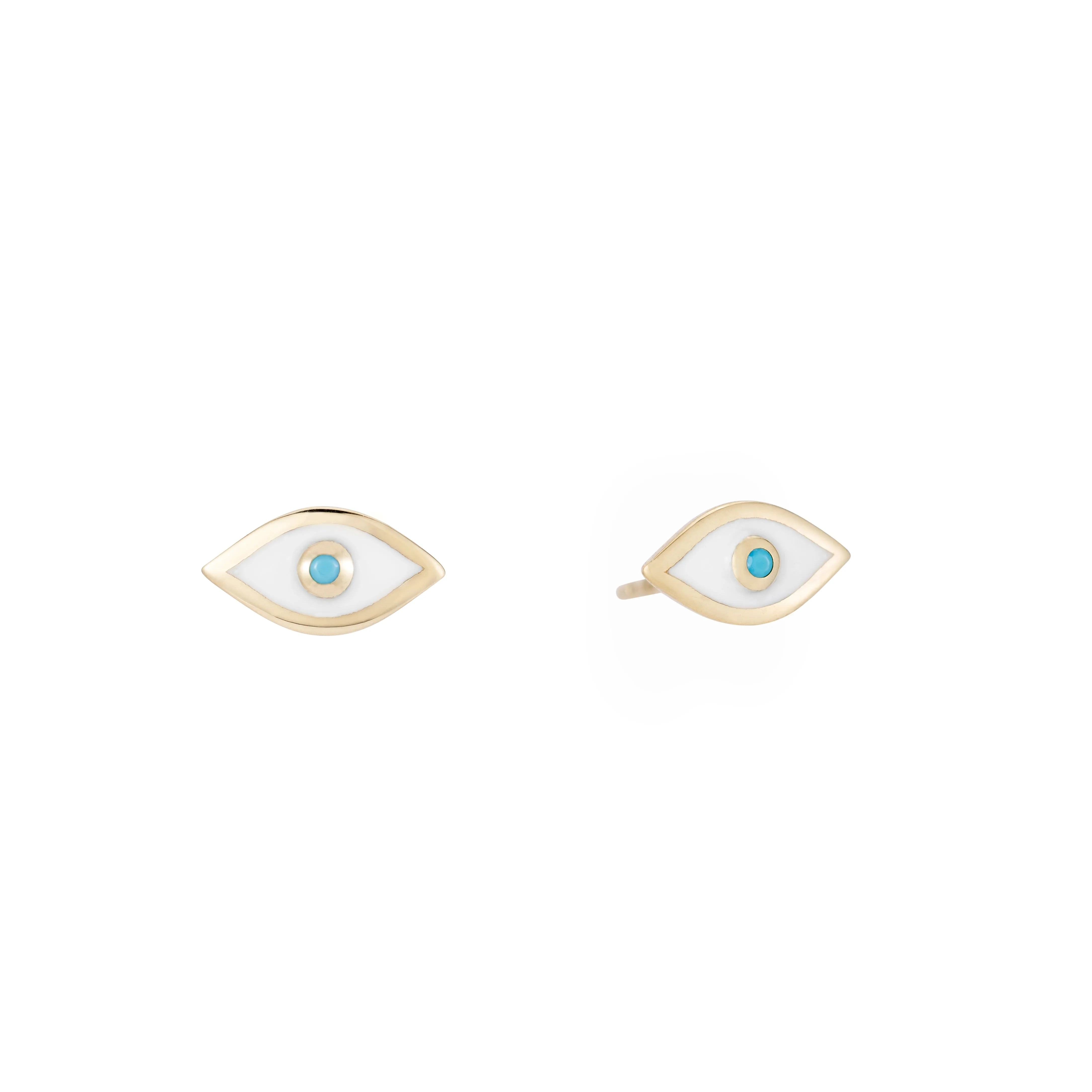 Evil Eye Enamel Studs