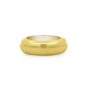 Gold Tube Ring