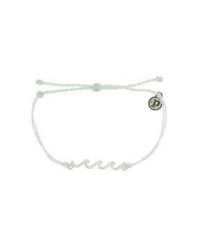 Pura Vida Delicate Wave Silver Bracelet