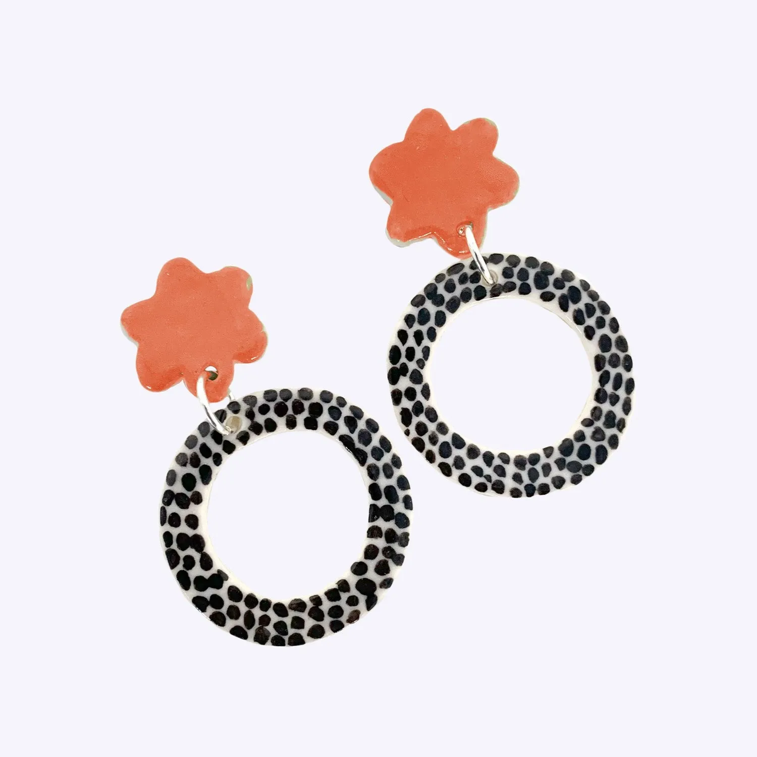 Terra Vista Sun Hoop Earrings