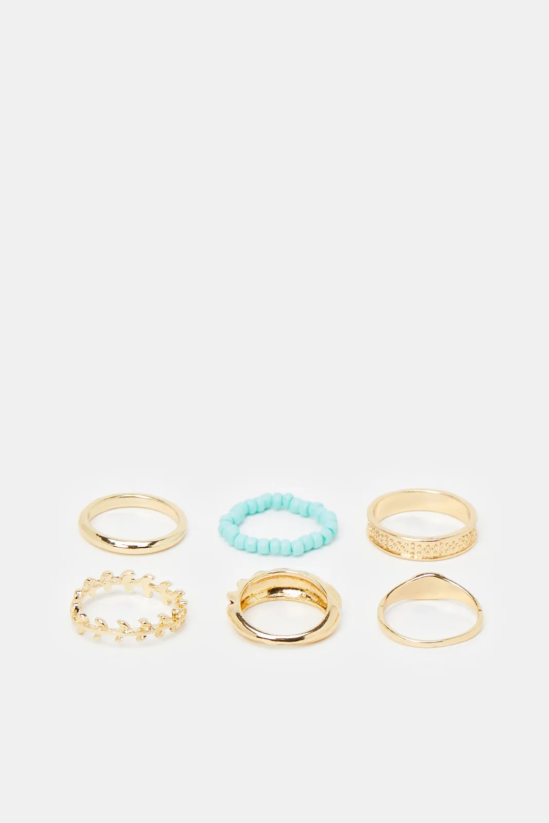 Women Assorted Ring Set (6x Piece)