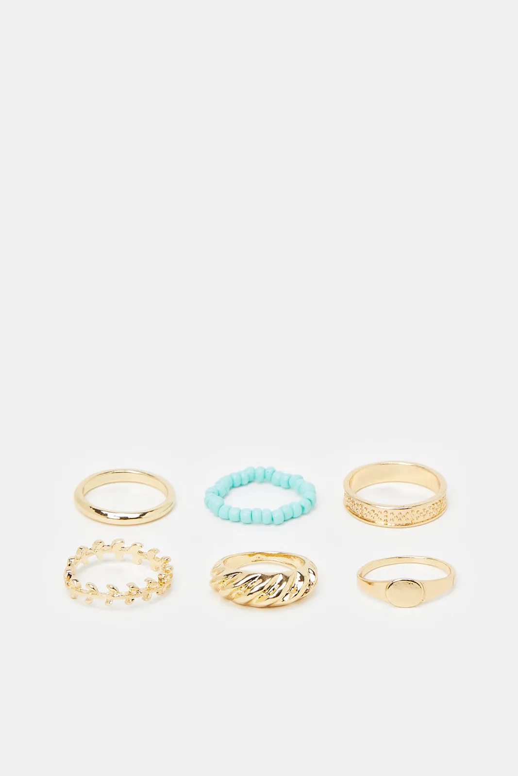 Women Assorted Ring Set (6x Piece)